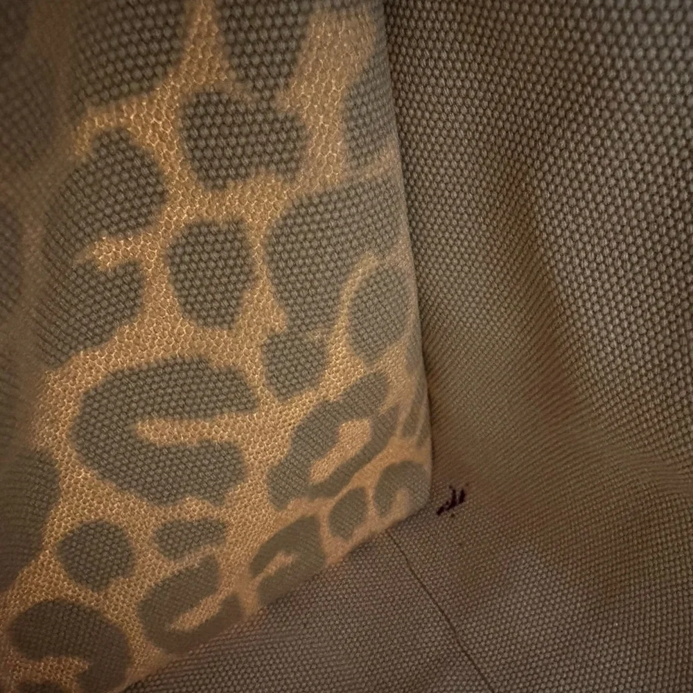 Coach Leopard Print Canvas Tote in Brown and Black - Picture 7 of 7